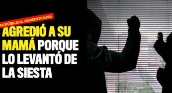 Un hombre agredió a su mamá porque lo levantó de la siesta