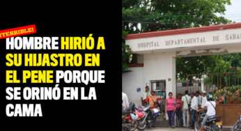 Hombre hirió a su hijastro en el pene porque se orinó en la cama
