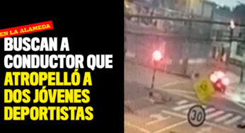 Buscan a conductor que atropelló a dos jóvenes deportistas