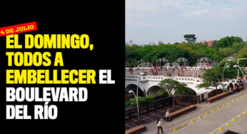 El domingo, todos a embellecer el Boulevard del Río