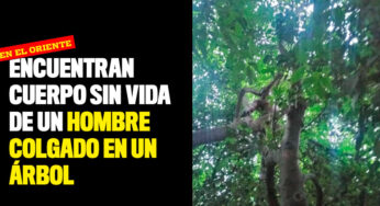 Encuentran cuerpo sin vida de un hombre colgado en un árbol