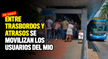 Entre trasbordos y atrasos se movilizan los usuarios del MIO