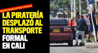La piratería desplazó al transporte formal en Cali