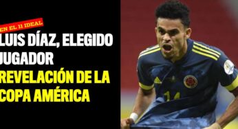 Luis Díaz, elegido jugador revelación de la Copa América