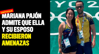 Mariana Pajón admite que ella y su esposo recibieron amenazas