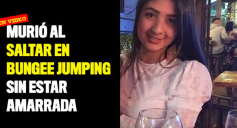 Murió al saltar en bungee jumping sin estar amarrada