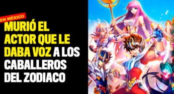 Murió el actor que le daba voz a los Caballeros del Zodiaco