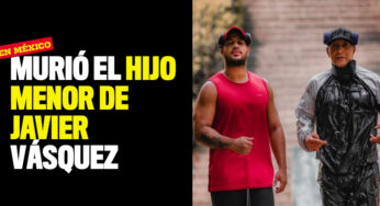 Murió el hijo menor de Javier Vásquez