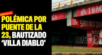Polémica por puente de la 23, bautizado 'Villa Diablo'