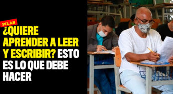 ¿Quiere aprender a leer y escribir? Esto es lo que debe hacer