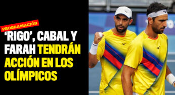 ‘Rigo’, Cabal y Farah tendrán acción en los Olímpicos