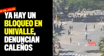 Ya hay un bloqueo en Univalle, denuncian caleños