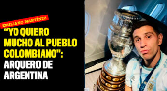 "Yo quiero mucho al pueblo colombiano": arquero de Argentina