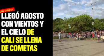 Llegó agosto con sol, vientos y el cielo de Cali se llena de cometas