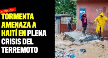 Peligrosa tormenta amenaza a Haití en plena crisis del terremoto