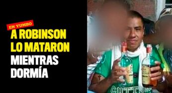 A Robinson lo mataron mientras dormía