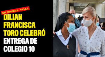 Dilian Francisca Toro celebró entrega de Colegio 10 en Ginebra