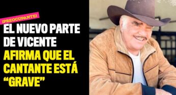 El nuevo parte de Vicente afirma que el cantante está "grave"