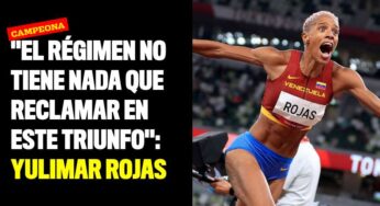 "El régimen no tiene nada que reclamar en este triunfo": Yulimar Rojas, campeona olímpica