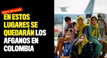 En estos lugares se quedarán los afganos en Colombia