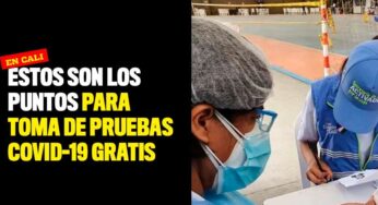 En esta semana, en estos puntos se puede tomar gratis, la prueba Covid-19