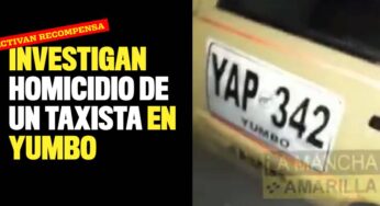 Investigan homicidio de un taxista en Yumbo