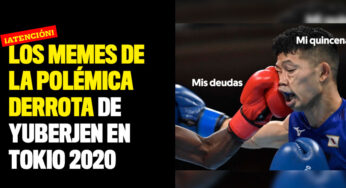 Los memes de la polémica derrota de Yuberjen en Tokio 2020