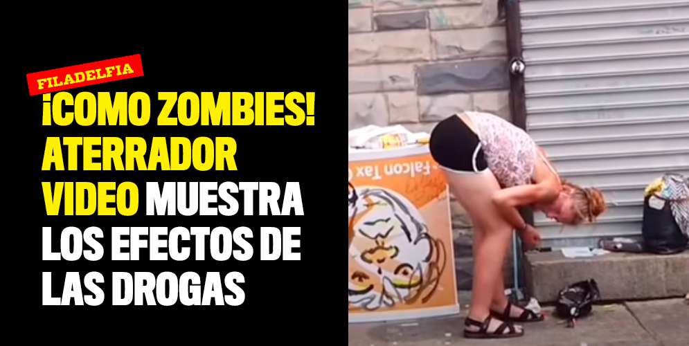 Como Zombies Aterrador Video Muestra Los Efectos De Las Drogas 
