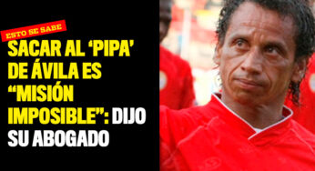 Sacar al 'Pipa' de Ávila es "misión imposible": dijo su abogado