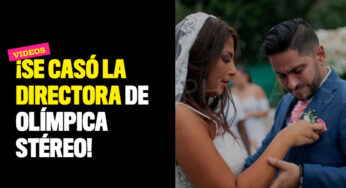 Video: ¡Se casó la directora de Olímpica Stéreo!