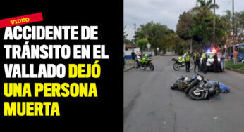 Video: Accidente de tránsito en El Vallado dejó una persona muerta
