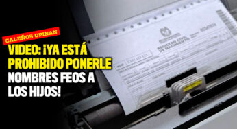 Video: ¡Ya está prohibido ponerle nombres feos a los hijos!