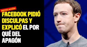 Facebook pidió disculpas y explicó a que se debió el apagón