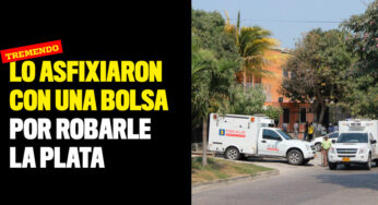 Lo asfixiaron con una bolsa por robarle la plata
