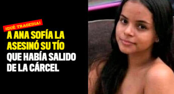 A Ana Sofía la asesinó su tío que había salido de la cárcel