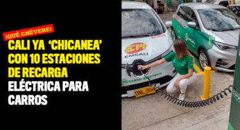 Cali ya puede 'chicanear' de que tiene 10 estaciones de carga para carros eléctricos