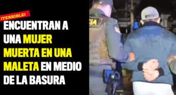 Encuentran a una mujer muerta en una maleta en medio de la basura