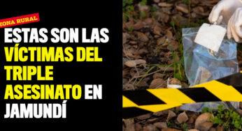 Estas son las víctimas del triple asesinato en Jamundí
