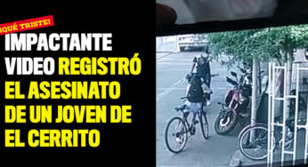 Impactante video registró el asesinato de un joven de El Cerrito