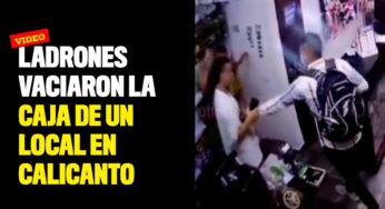 Ladrones vaciaron la caja de un local en Calicanto