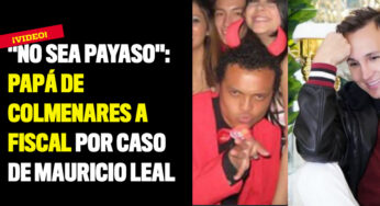 "No sea payaso": papá de Colmenares a Fiscal por caso de Mauricio Leal