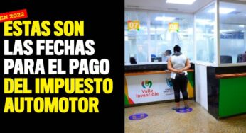 ¡También está listo el calendario para el pago del impuesto automotor!