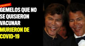 Gemelos que no se quisieron vacunar murieron de covid-19