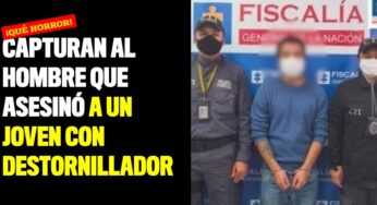 Capturan al hombre que asesinó a un joven con destornillador