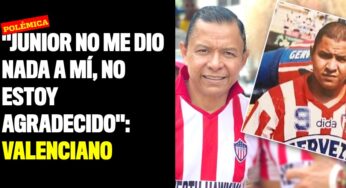 "Junior no me dio nada a mí, no estoy agradecido": Iván René Valenciano