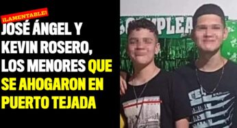 José Ángel y Kevin Rosero, los menores que se ahogaron en Puerto Tejada