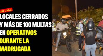 Locales cerrados y más de 100 multas en operativos durante la madrugada