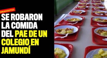 Se robaron la comida del PAE de un colegio en Jamundí