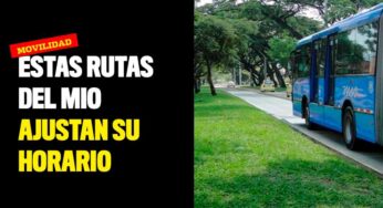 Estas rutas del MIO ajustan su horario