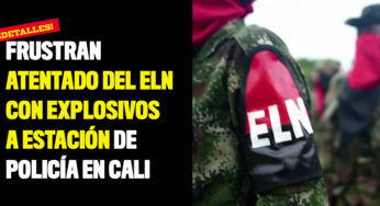 Frustran atentado del ELN con explosivos a estación de Policía en Cali